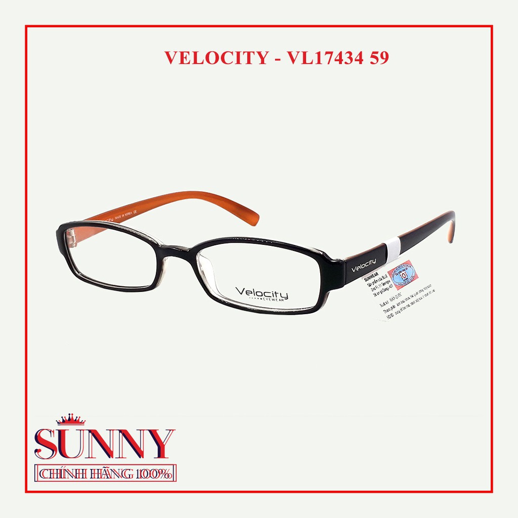VL17434 - gọng kính velocity chính hãng, bảo hành toàn quốc