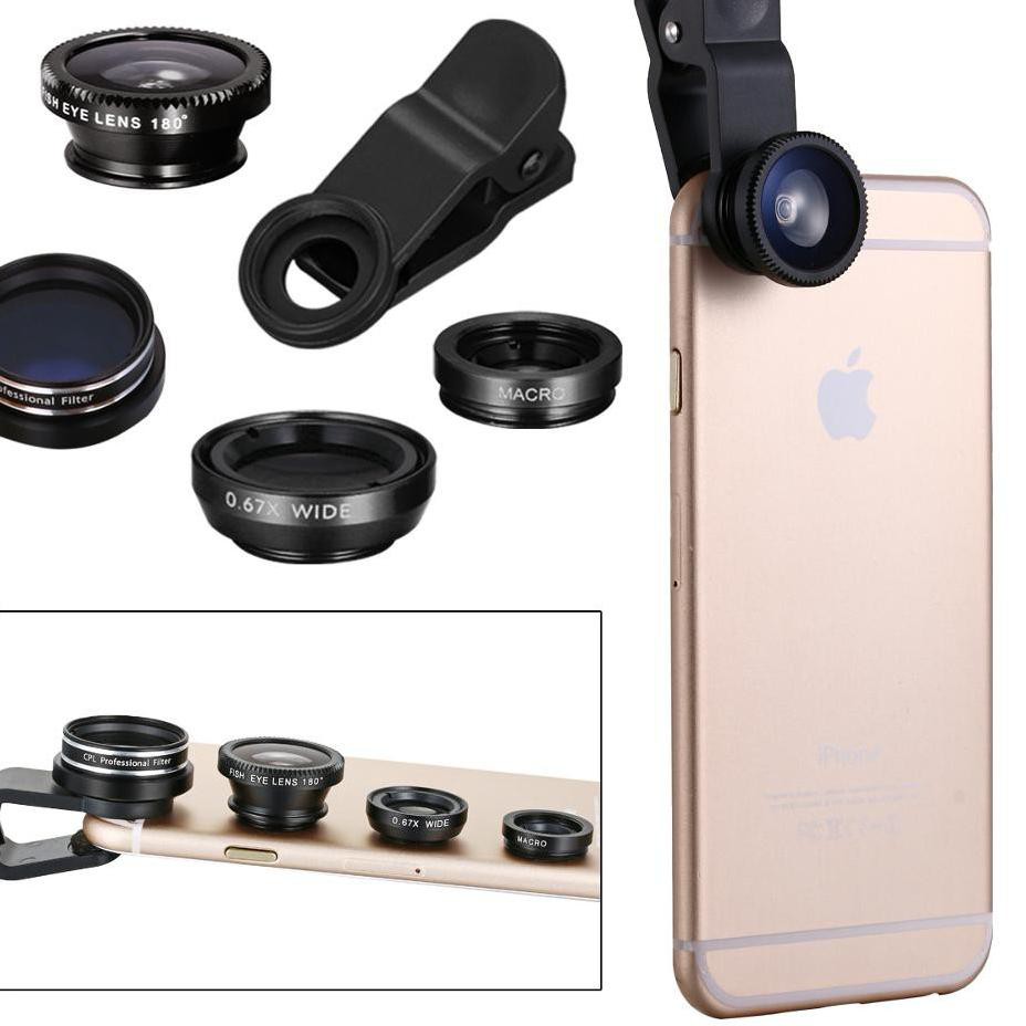 Thấu Kính Camera 3 Trong 1 Reliable Warranty Fish Eye Universal Lens
