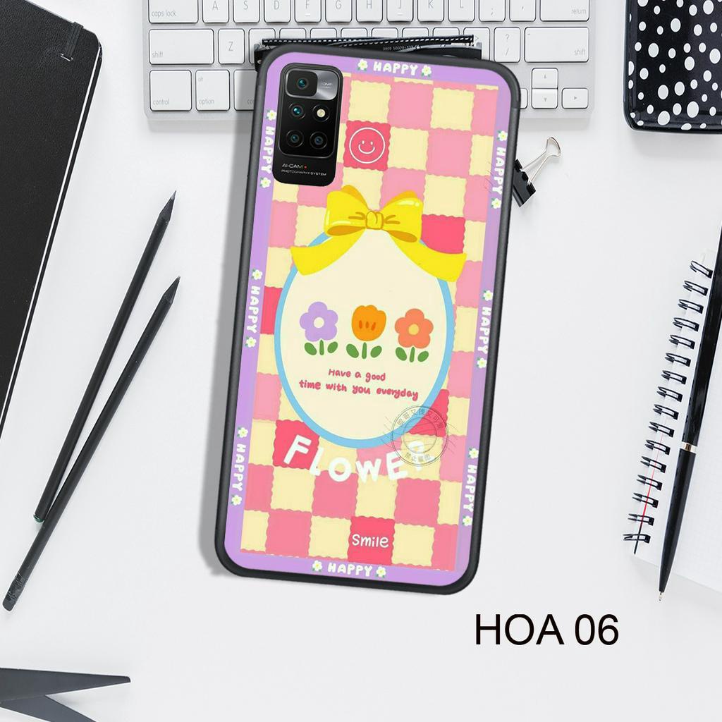 Ốp Lưng  XIAOMI  REDMI 10 - REDMI NOTE 10 4G - REDMI NOTE 10 5G, In Hình HOA, Màu Sắc Bắt Mắt.