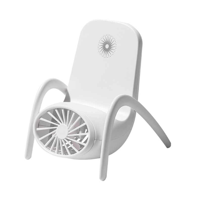 Quạt Cầm Tay Mini Có Đế Sạc USB Tiện Lợi Dành Cho Mùa Hè