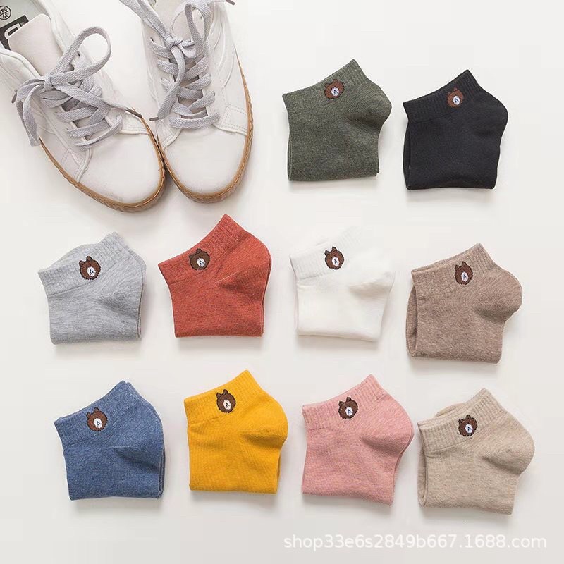 [FREESHIP] [Tất Nữ] Vớ Cổ Ngắn Unisex Cotton Co Giãn Hút Mồ Hôi, Khử Mùi Êm Chân Phù Hợp Cho Mọi Loại Giày