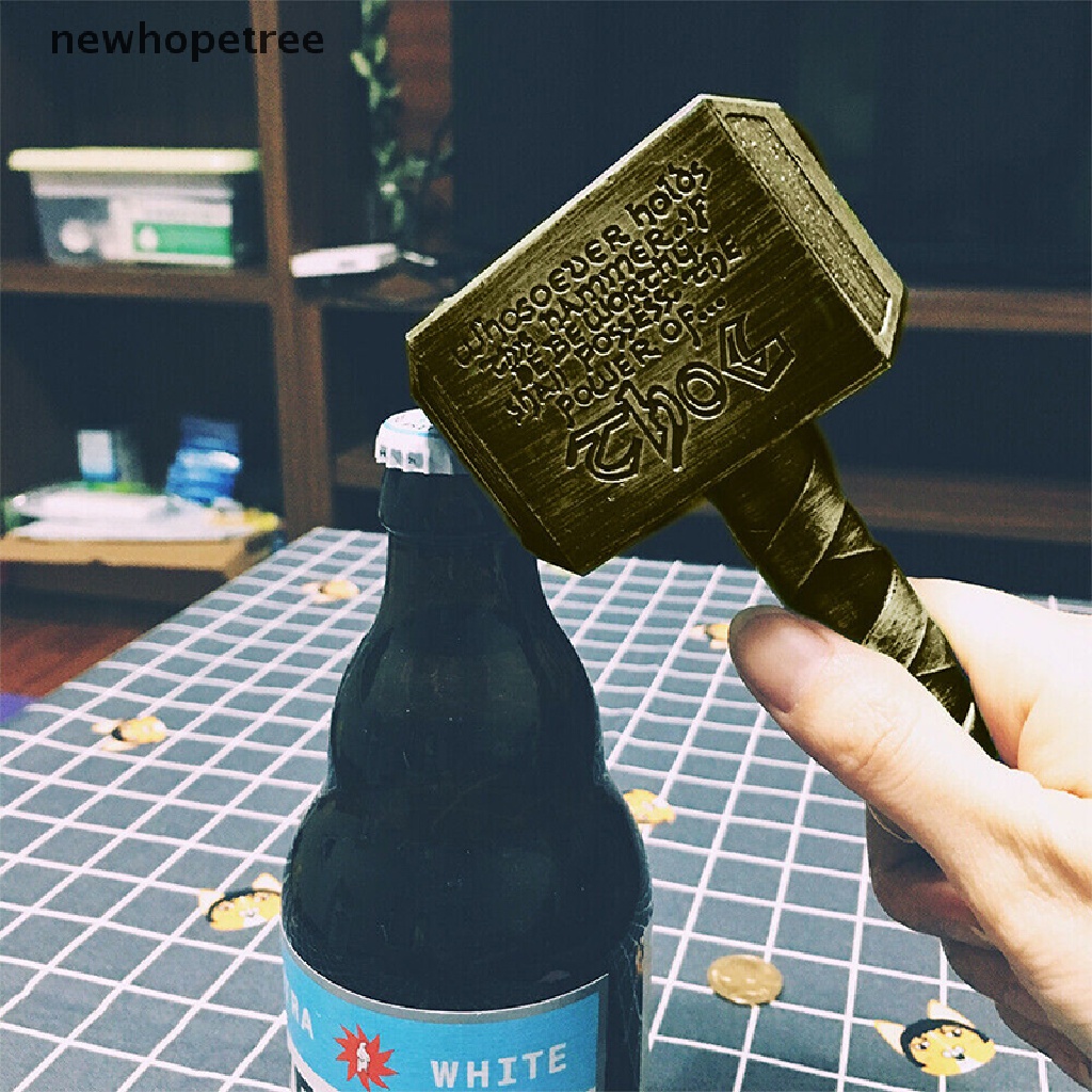 1 Dụng Cụ Mở Nắp Chai Bia Hình Búa Thor