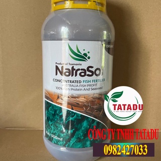 Natrasol - phân bón hữu cơ rong biển đạm cá amino úc dưỡng đọt xanh lá dày lá chai 500ml
