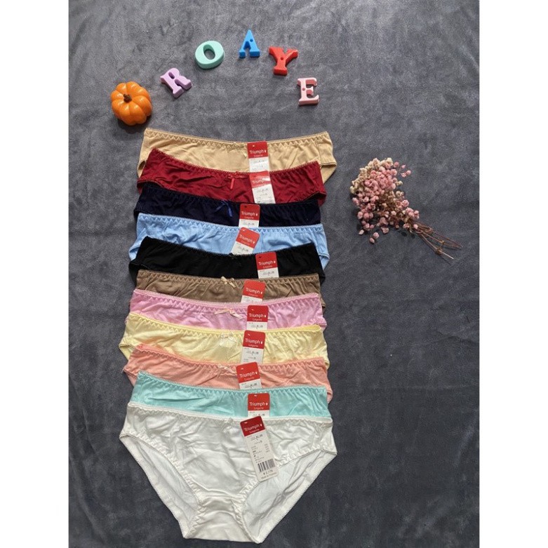 Quần Lót Nữ. Quần Lót Cotton Trơn Mềm Thấm Thoáng. Size M.(35-45kg) L.(45-52kg) XL.(53-60kg) XXL(60-70kg) | BigBuy360 - bigbuy360.vn
