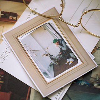 Set sticker khung ảnh retro trang trí planner