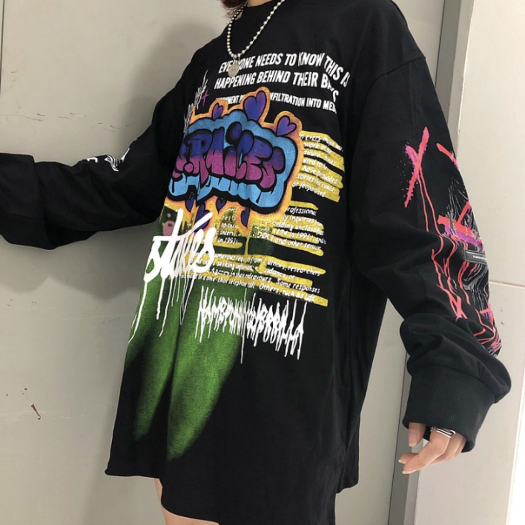 ÁO THUN TAY DÀI ULLZANG UNISEX | BigBuy360 - bigbuy360.vn