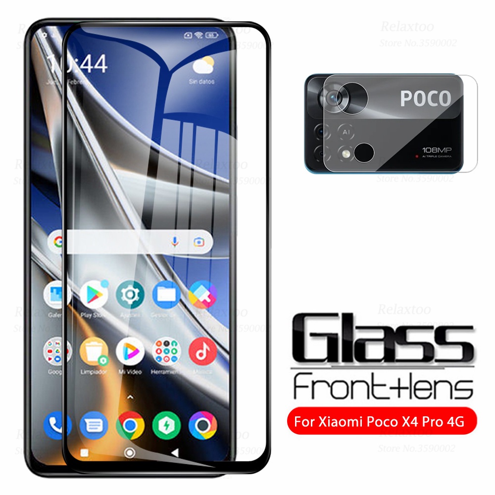 Camera Protective Glass For Xiaomi PocoX4 Pro 5G Tempered Glass Little Poco X4 PocoX4 X4Pro Screen Protector Phone Film