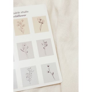Tờ Bullet Journal/ planner sticker: wildflower
