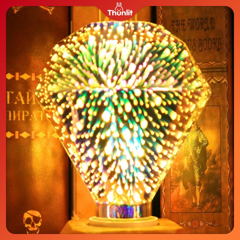 Bóng đèn pháo hoa LED Thunlit E27 5W 3D trang trí dịp lễ hội Giáng Sinh/ năm mới