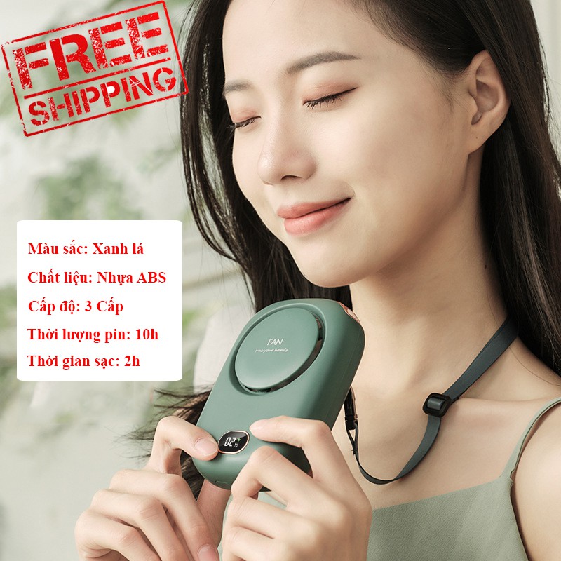 [FREESHIP] Quạt tích điện mini cầm tay tiện ích thích hợp cho dân văn phòng pin 2000MAH - Mẫu hot hè 2021