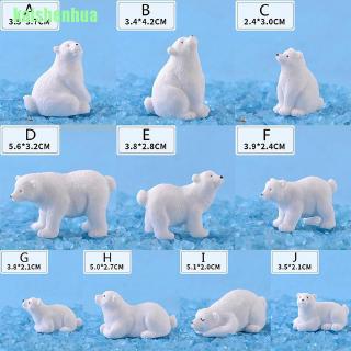 Ks Gấu Bắc Cực Mini Thu Nhỏ Vườn Cổ Tích Trang Trí Trang Trí Nồi Phụ Kiện Thủ Công