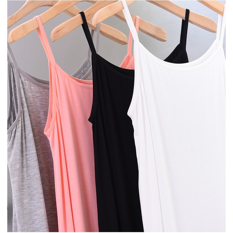 👗VÁY NGỦ 2 DÂY, ĐẦM NGỦ, VÁY SUÔNG 2 DÂY - THUN MỀM MÁT, TRƠN, BASIC👗 | BigBuy360 - bigbuy360.vn