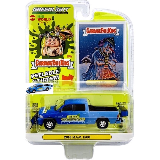 Xe mô hình GreenLight Garbage Pail Kids Series 3 Bán tải 2015 Ram 1500 54050-E.