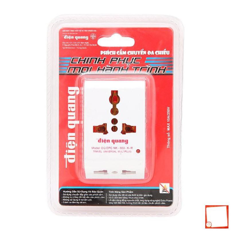 Phích cắm chuyển Điện Quang ĐQ EPC NK-803-K