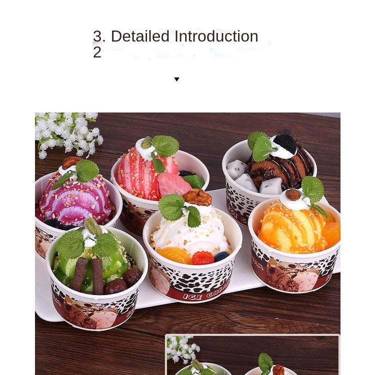 Đồ Chơi Mô Hình Que Kem Trái Cây/Sơu Làm Đạo Cụ Chụp Ảnh