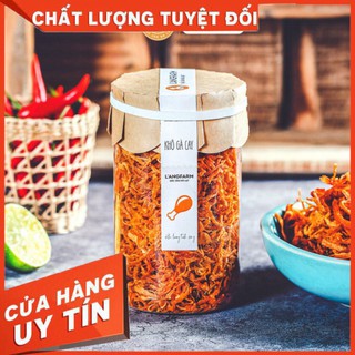 LANGFARM | Khô gà cay Được chế biến từ thịt gà tươi ngon dùng trực tiếp hoặc làm quà tặng