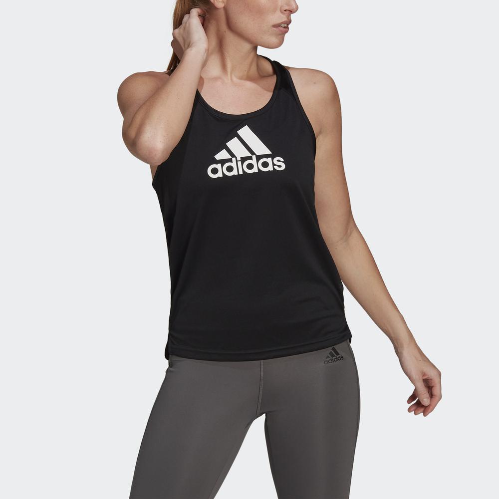 Áo Tank Top adidas TRAINING Nữ Áo tank top thể thao logo Designed 2 Move AEROREADY Màu đen GL3826