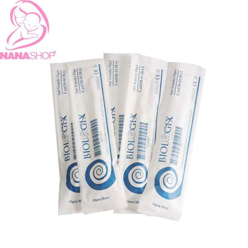 Set 10 Ống Hút Sữa Cho Bé Biologix Tiệt Trùng nhập khẩu Mỹ