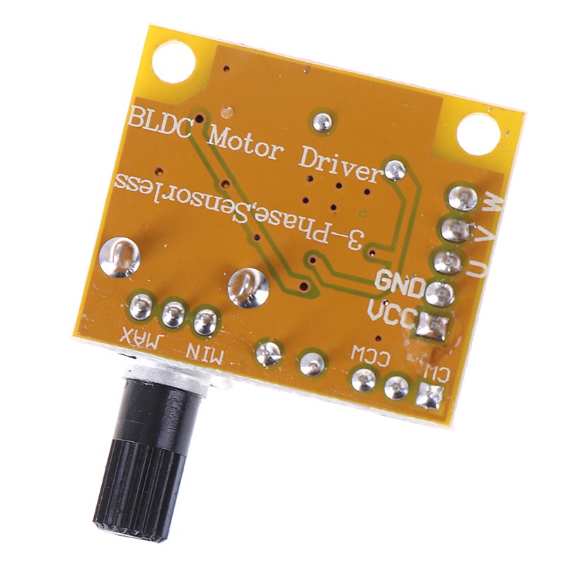 Chitengyesuper  DC 5V-12V 2A 15W brushless motor speed controller no hall bldc driver board CGS