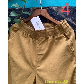 Quần Linen suông màu trơn ( 48-75kg)