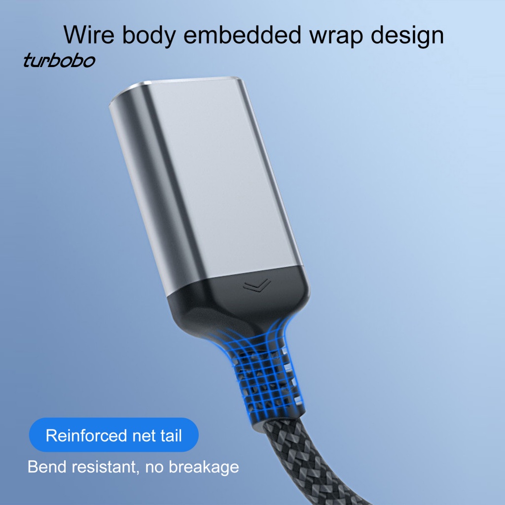 turbobo USB Extension Cable USB 3.0 Male to Female Extension Data Sync Cord Dual Shielding