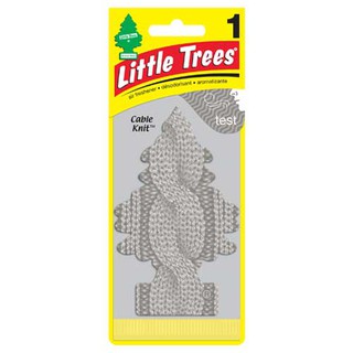 Sáp thơm cây thông hương hoắc hương, gỗ đàn hương - Little Trees Cable Knit