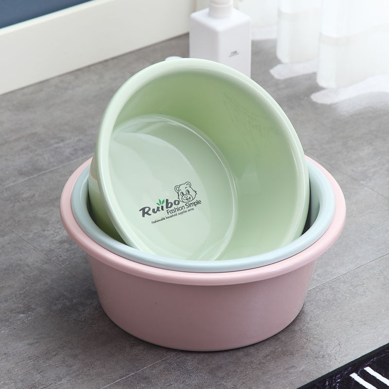 Bộ 3 Chậu Rửa Mặt Bằng Nhựa Dày Dặn Dành Cho Bé | BigBuy360 - bigbuy360.vn