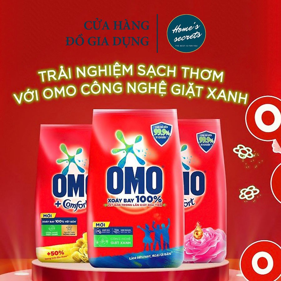 - Bột giặt Omo 5,3kg ~ 5,7kg - Công nghệ giặt xanh