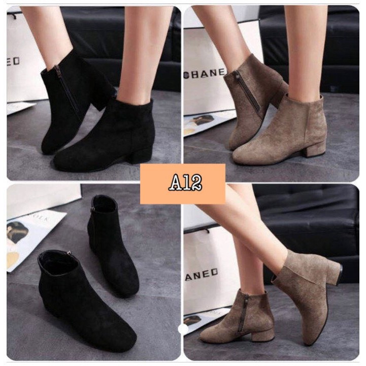 [BOOTS CỰC XINH] Cho các nàng trẻ trung năng động, tự tin nơi công sở hay đi chơi - A12 - giaynugobe