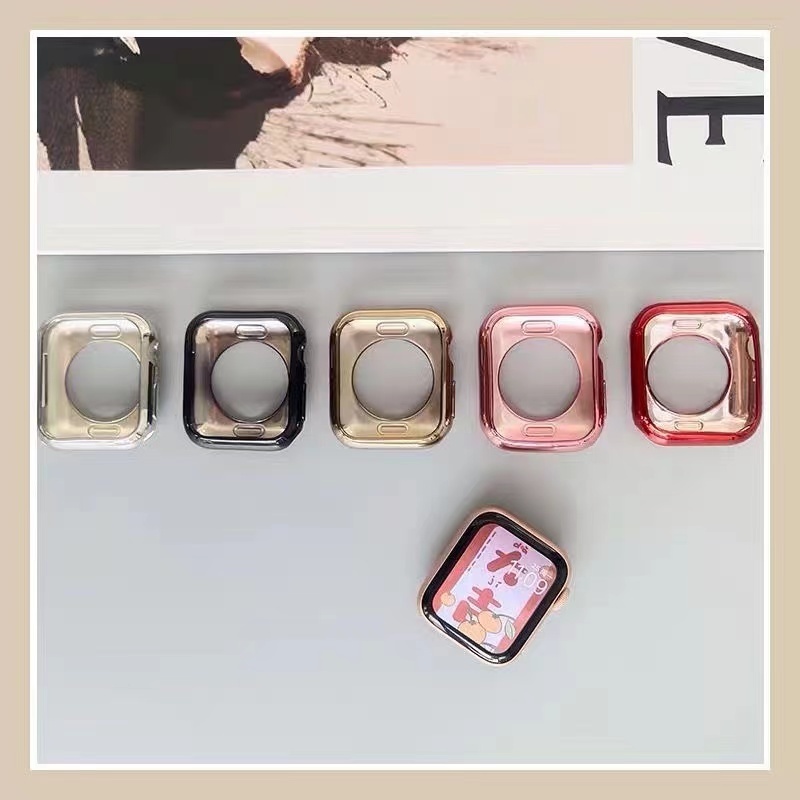 Ốp Tpu MỏNg BảO Vệ Cho ĐồNg Hồ Apple Watch 7 SE 6 5 4 41MM 45MM 40MM 44MM Iwatch Series 3 2 1 38MM 42MM