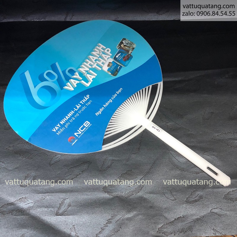 Combo 100 cái Phôi nan quạt nhựa, quạt quảng cáo size lớn và nhỏ