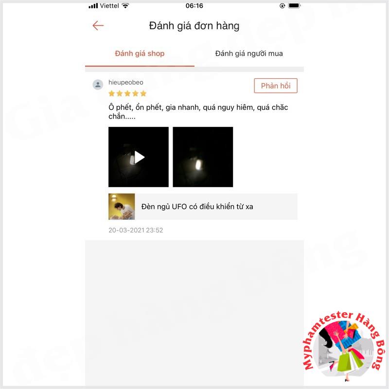 Đèn ngủ UFO có điều khiển từ xa