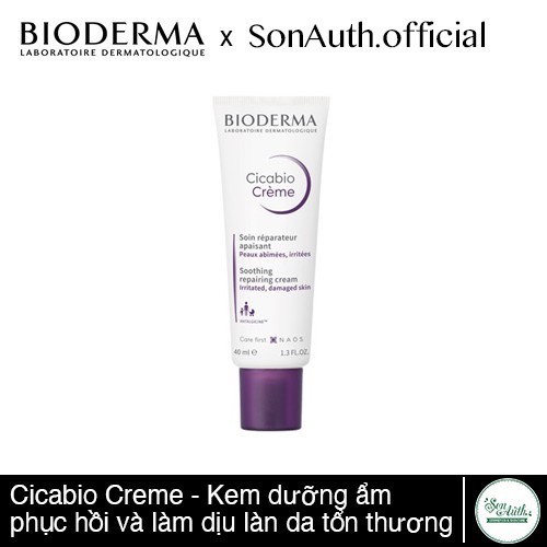 Kem dưỡng phục hồi da Bioderma Cicabio Crème 40ml