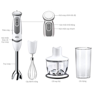 Máy xay cầm tay braun mq5235 nhập khẩu chính hãng đức phân phối chính hãng Bonbon Mart