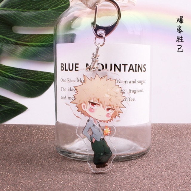 Móc khoá anime lớp học siêu anh hùng Midoriya, Bakugo... - inbox shop chọn mẫu nhé