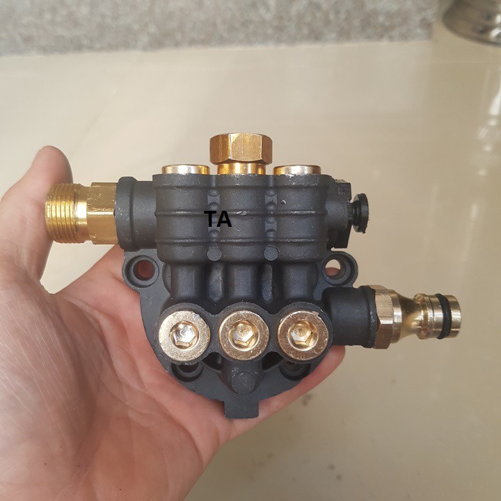 Đầu bơm máy rửa xe, đầu bơm áp lực cao chưa có pitong như hình