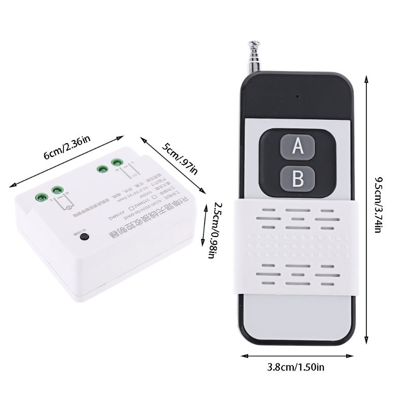 Bộ Điều Khiển Đèn Từ Xa Không Dây BT 2 Kênh 433MHz