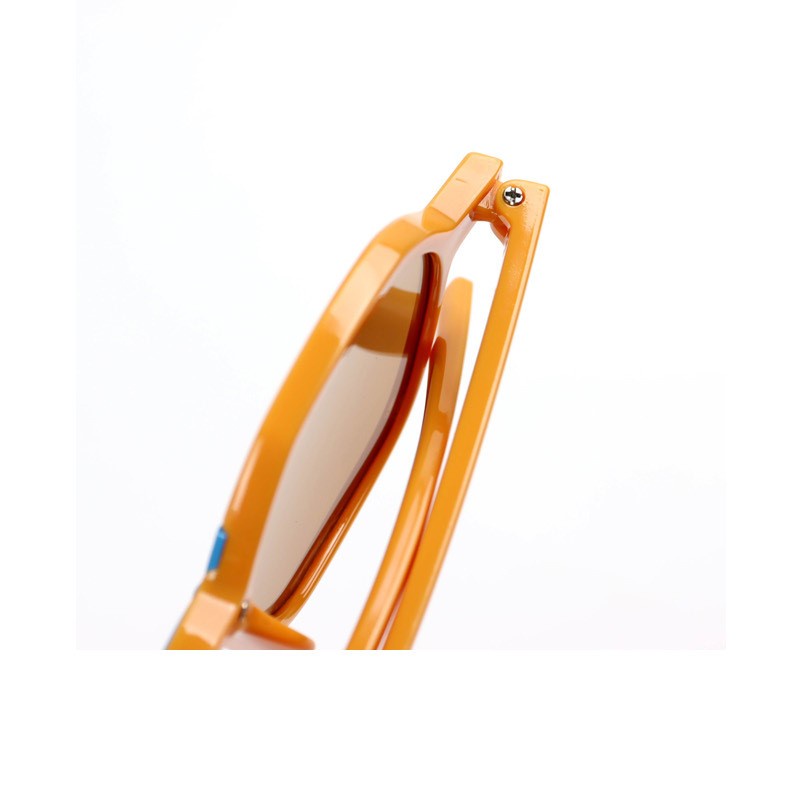Thời trang chống UV trẻ em kính mát kính hình lục giác cá tính Retro Kính mát bé