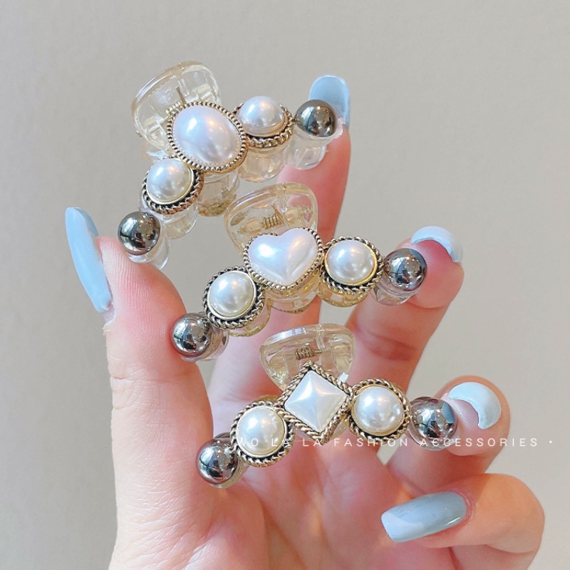 Kẹp tóc nhỏ màu nhám phong cách Hàn Quốc thời trang dễ thương cho bé gái