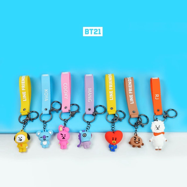 A165 buy 2 free 1 ❤️ PUNIQ SPACE on hand 100% official BT21 BTS original authentic BT21 OFFICIAL Keyring BTS KEY RING KEY CHAIN keychain Móc Chìa Khóa Bts Chính Hãng Mua 2 Tặng 1 Ha2