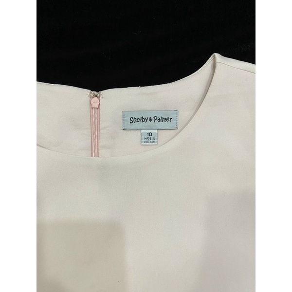DH57 -Đầm sát nách thun dày màu hồng nhạt Shelby & Palmer  - Thanh lý vnxk
