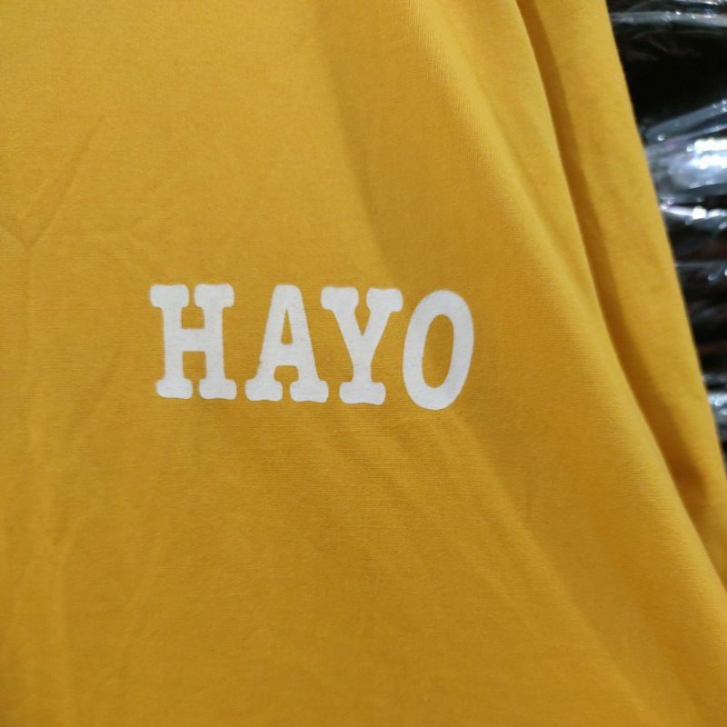 Áo Phông Hayo tay lỡ dáng rộng.