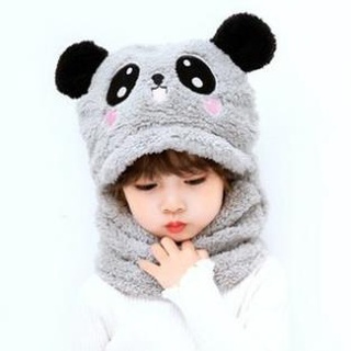 Mũ len bông trẻ em gấu Panda