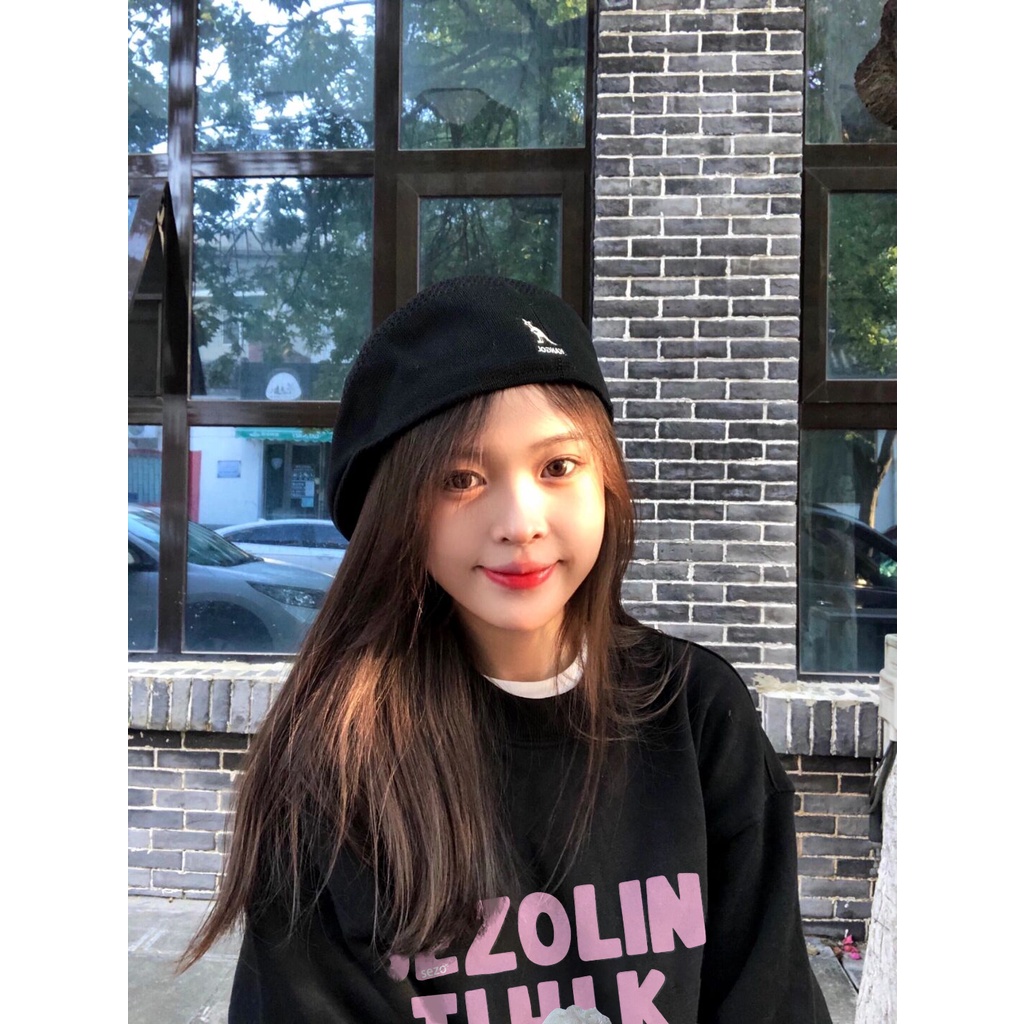 SELVZE Áo sweater cổ tròn dáng rộng in họa tiết vải cotton thời trang đường phố cá tính cho nữ
