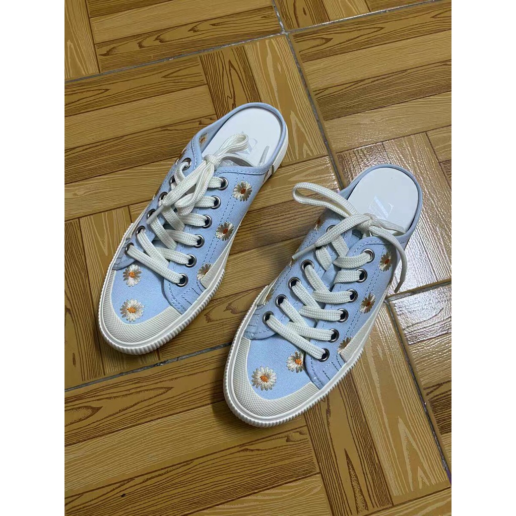 GIÀY ZARA NỮ ĐẠP GÓT HOA CÚC AUTH TUỒN | BigBuy360 - bigbuy360.vn