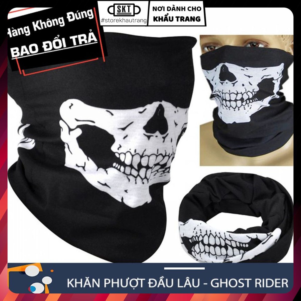 Khăn Đa Năng Đi Phượt | Ghost Edition