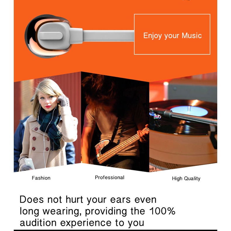 Tai nghe nhét tai có dây MH09 giắc cắm 3.5mm tích hợp micro chất lượng cao dành cho Android &amp; iOS