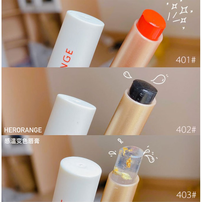 [Hàng mới về] Son Môi HERORANGE Vị Cam Đổi Màu Theo Nhiệt Độ | BigBuy360 - bigbuy360.vn