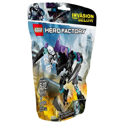 Lego Hero Factory 44016 - JAW Beast vs. STORMER - Bộ xếp hình Lego Stomer đối đầu quái vật JAW