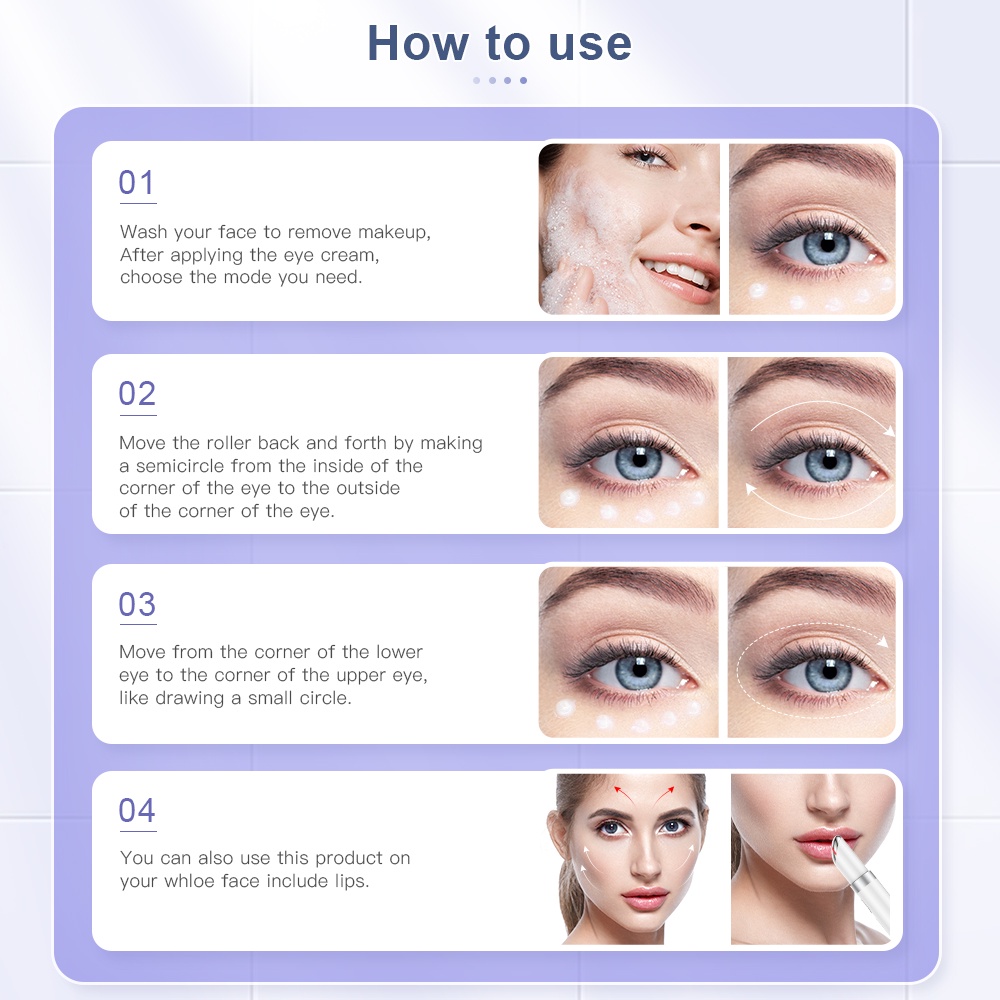 Máy massage mắt ANLAN ánh sáng sinh học EMS rung nâng cơ thư giãn chăm sóc da nâng cấp